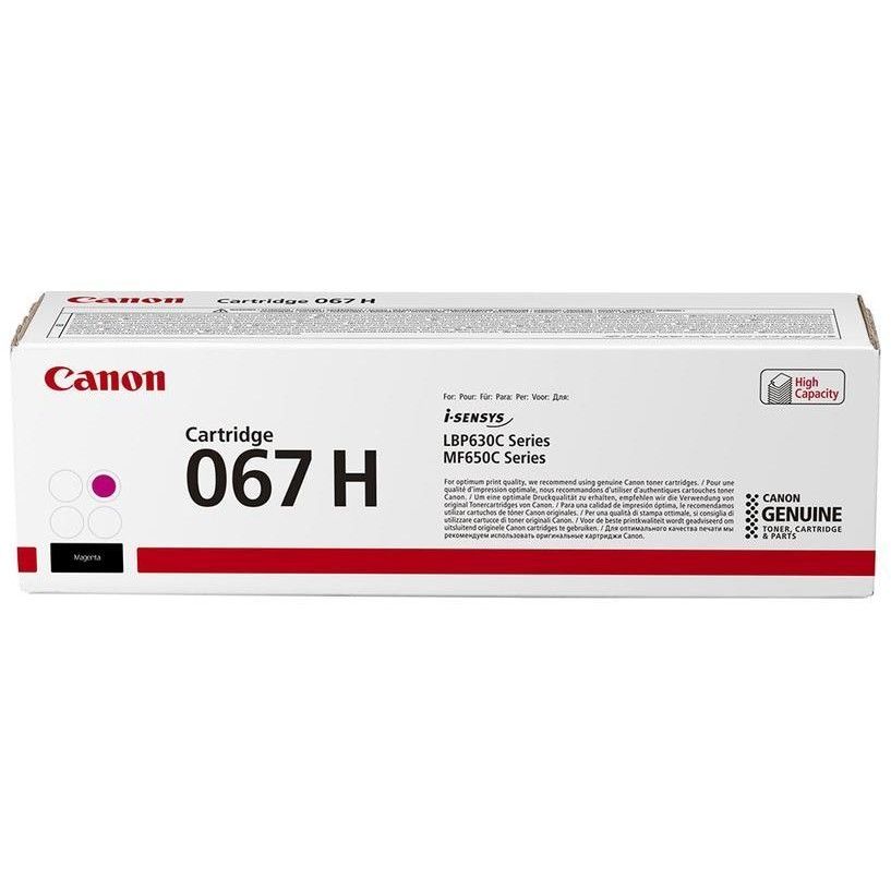 Картридж лазерный Canon 067HM 5104C002 пурпурный бар.в компл. (2400стр.) для Canon LBP631/633/MF651/655/657