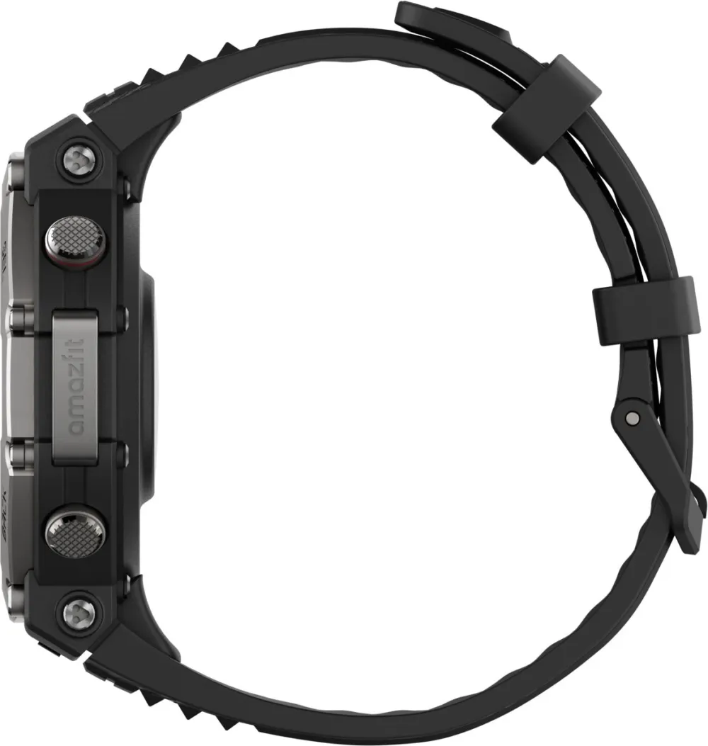 Смарт-часы Amazfit T-Rex 3 A2323 48.5мм 1.5" AMOLED корп.темно-серый рем.темно-серый разм.брасл.:145-210мм (6970100374896)