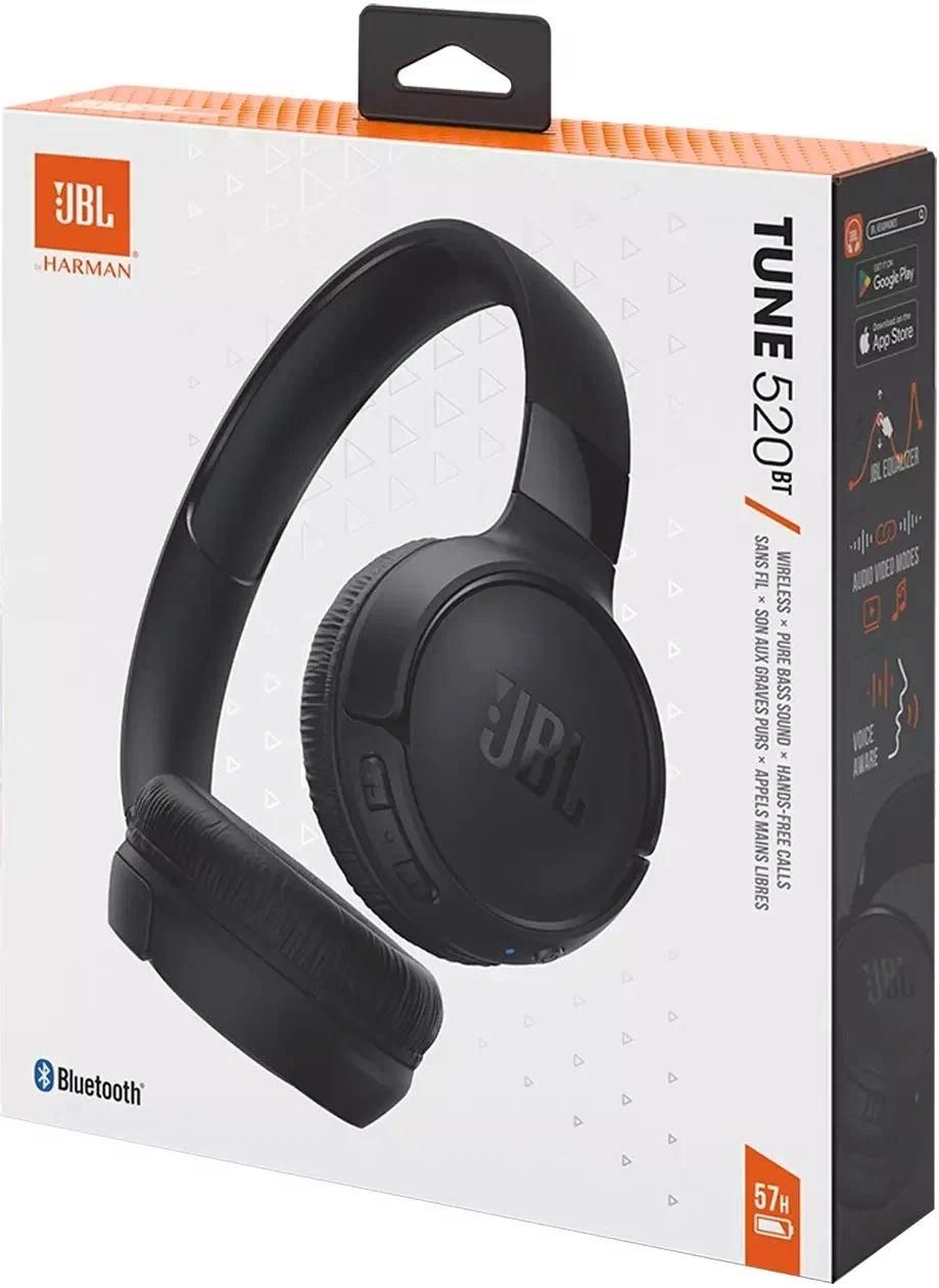 Наушники JBL Tune 520BT (JBLT520BTBLK) черный