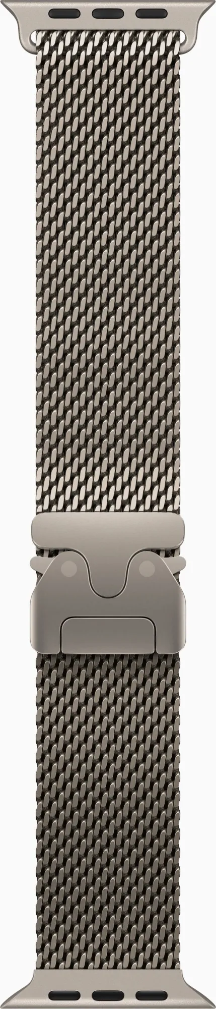 Смарт-часы Apple Watch Ultra 3 2025 A3281 49мм OLED корп.черный титан Milanese Loop рем.черный титан разм.брасл.:M (MEWY4ZP/A)