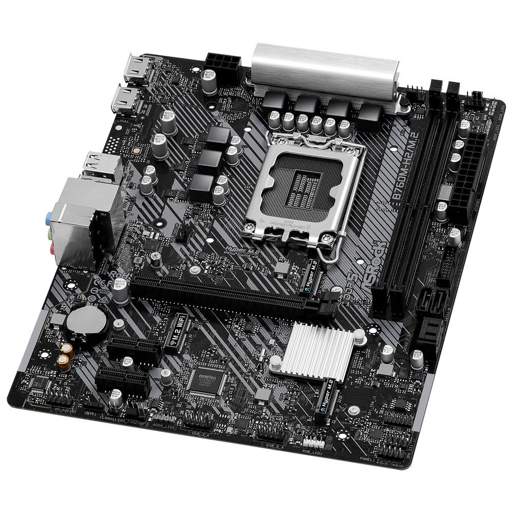 ASROCK B760M-H2/M.2, LGA 1700, Intel B760, mATX, Ret