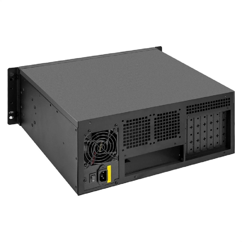 Exegate EX295888RUS Серверный корпус ExeGate Pro 4U350-02 <RM 19", высота 4U, глубина 350, БП 1100PPH-SE 80 PLUS® Bronze, 2*USB>