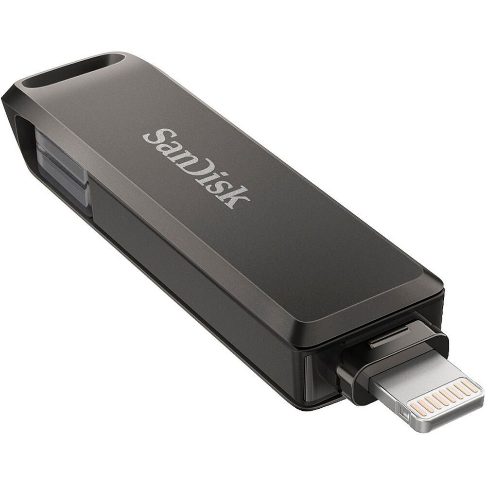 USB накопитель SanDisk iXpand Flash Drive Luxe 128GB - USB-C + Lightning - for iPhone, iPad, Mac USB Type-C devices including Android