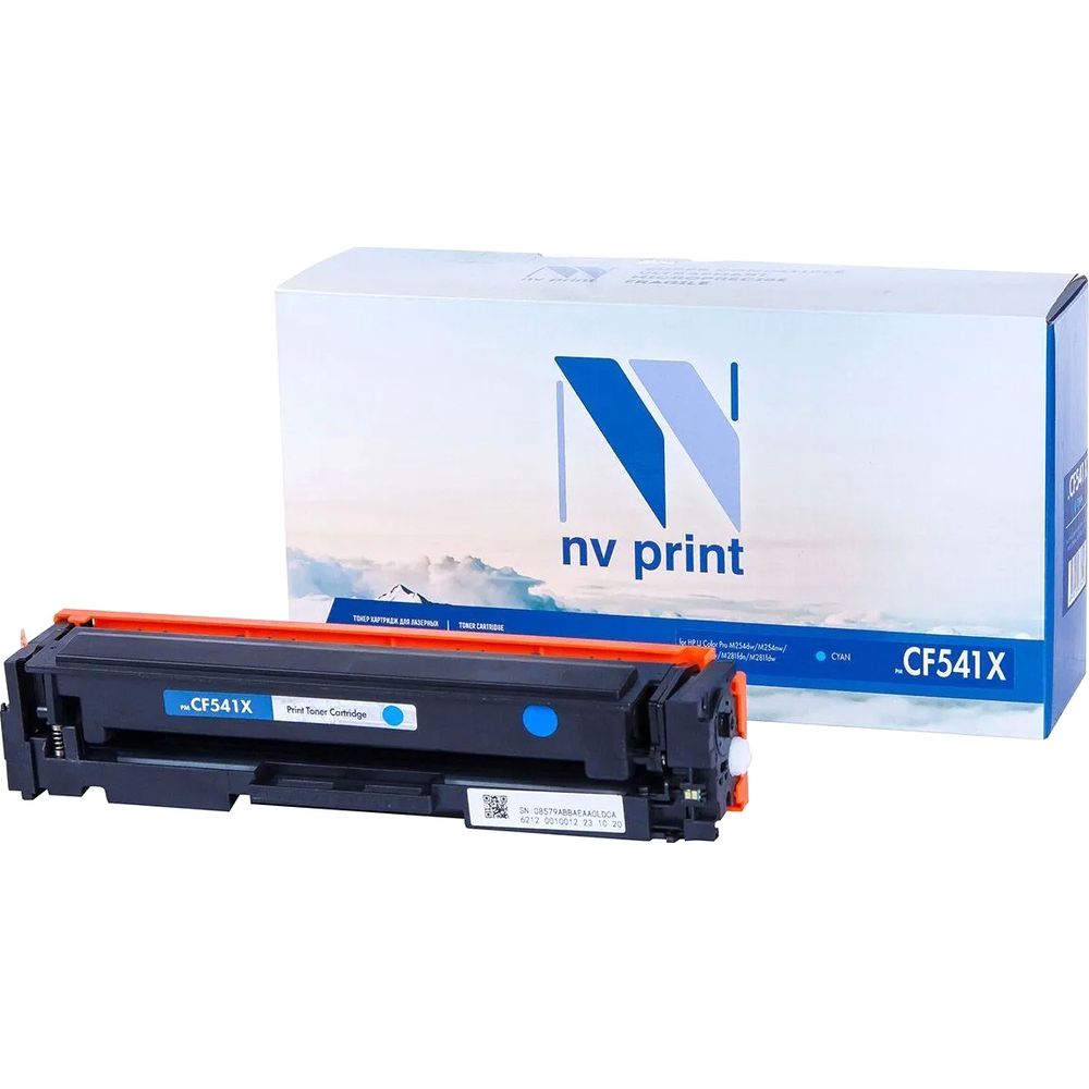 NV Print CF541X Картридж для HP CLJ Pro M254nw/dw/M280nw/M281fdn/M281fdw, C, 2,5K