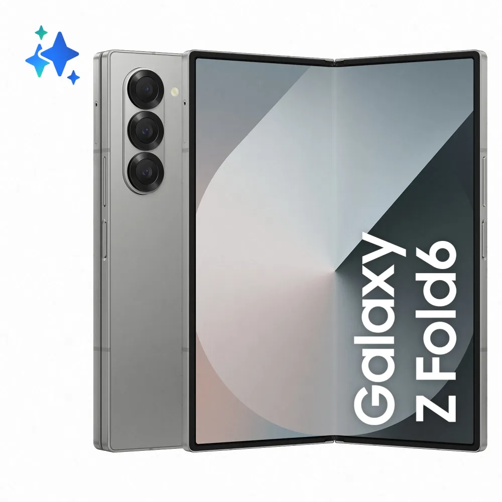 Смартфон Samsung SM-F956B Galaxy Z Fold 6 512Gb 12Gb серый раскладной 3G 4G 2Sim 7.6" 1856x2160 Android 14 50Mpix 802.11 a/b/g/n/ac/ax NFC GPS GSM900/1800 GSM1900 Protect