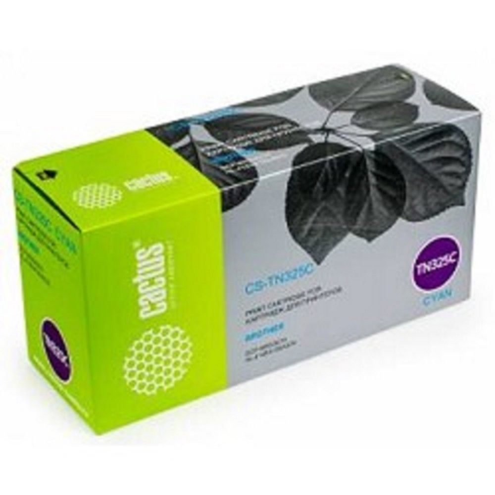 Картридж лазерный Cactus CS-TN325C TN-325C голубой (3500стр.) для Brother DCP-9055/9270/HL-4140/4150/4570