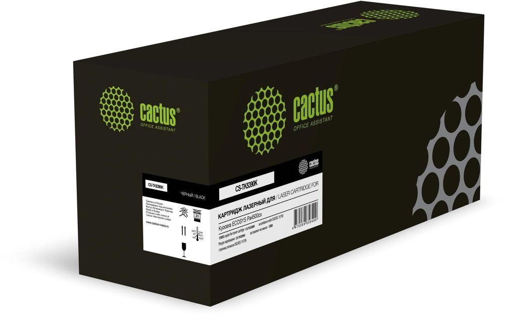 Картридж лазерный Cactus CS-TK5390K черный (13000стр.) для Kyocera ECOSYS PA4500cx с чипом