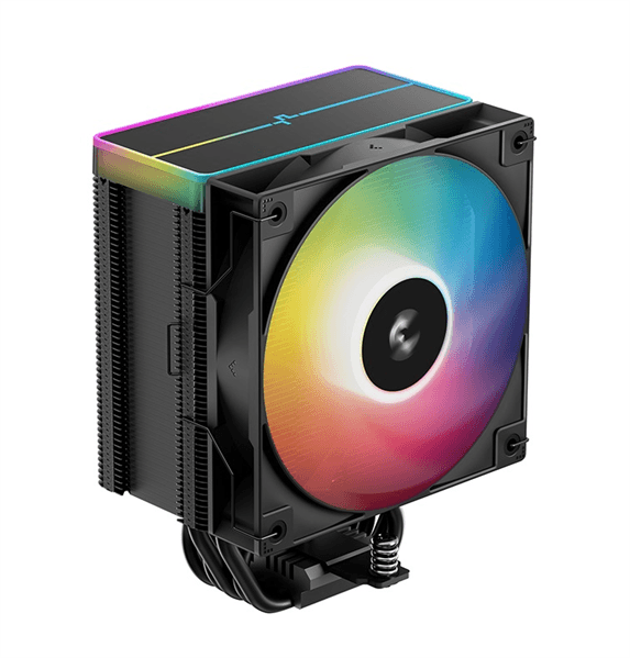Кулер для процессора DEEPCOOL AG500 BK ARGB V2 LGA1700/1200/115X/AM5/AM4 (12шт/кор, TDP 240W, PWM, ARGB Fan 120mm, 5 тепл. трубок) RET (R-AG500-BKAMMN-GJD)