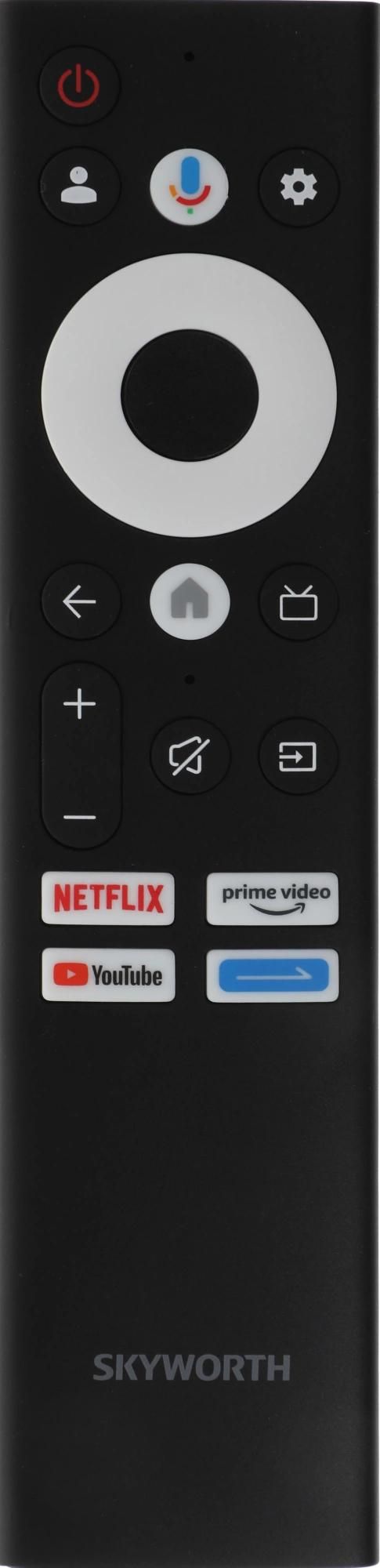 Телевизор LED Skyworth 40" 40E55G Google TV Frameless черный FULL HD 60Hz DVB-T DVB-T2 DVB-C DVB-S DVB-S2 USB WiFi Smart TV