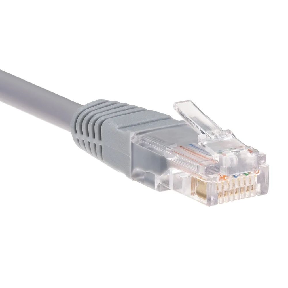 Telecom Патч-корд UTP кат.5е 3м серый [NA102_GREY_3.0M] [6242755307308][NA102-3M]