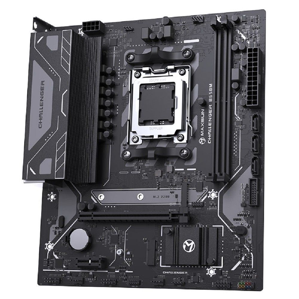 MAXSUN MS-Challenger B650M (Socket AM5, mATX, 2*DDR5, HDMI/DP, 4*SATA3, 1*M.2, 1*PCIEx16/1*PCIEx1, 2*USB2.0, 4*USB 3.2 Gen1, LAN 1*1G, RTL)