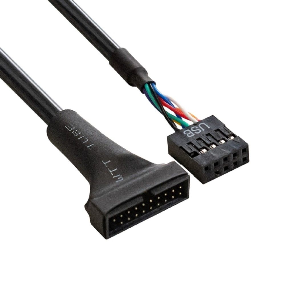 Exegate EX294785RUS Кабель-переходник USB 2.0-USB 3.0 ExeGate EX-CC-U3U2-0.15 (9pin(F)/19pin(M), 0,15м)