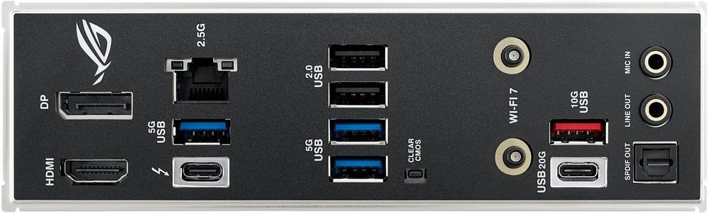 Материнская плата Asus ROG STRIX B860-I GAMING WIFI Soc-1851 Intel B860 2xDDR5 mini-ITX AC`97 8ch(7.1) 2.5Gg RAID+HDMI+DP