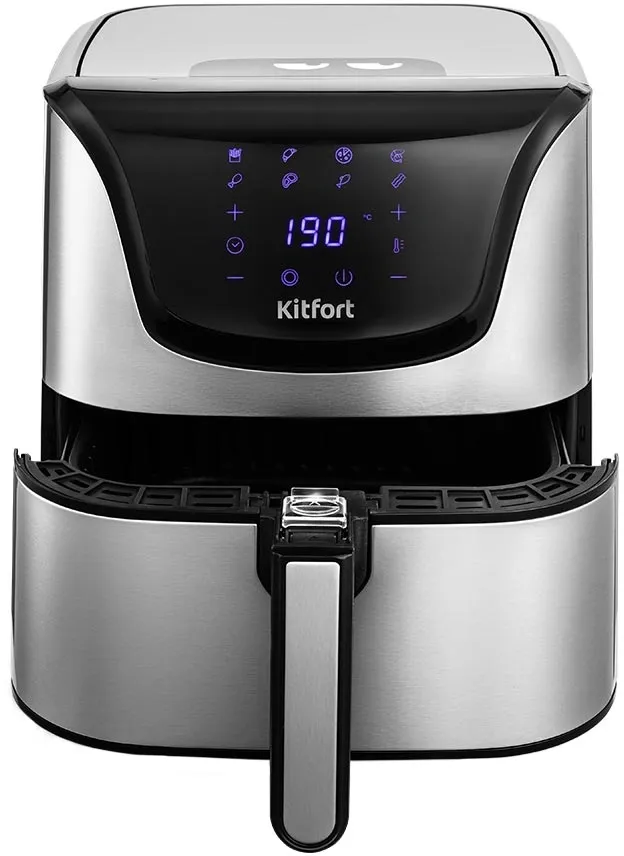 Аэрогриль Kitfort КТ-2232 1700Вт серебристый/черный