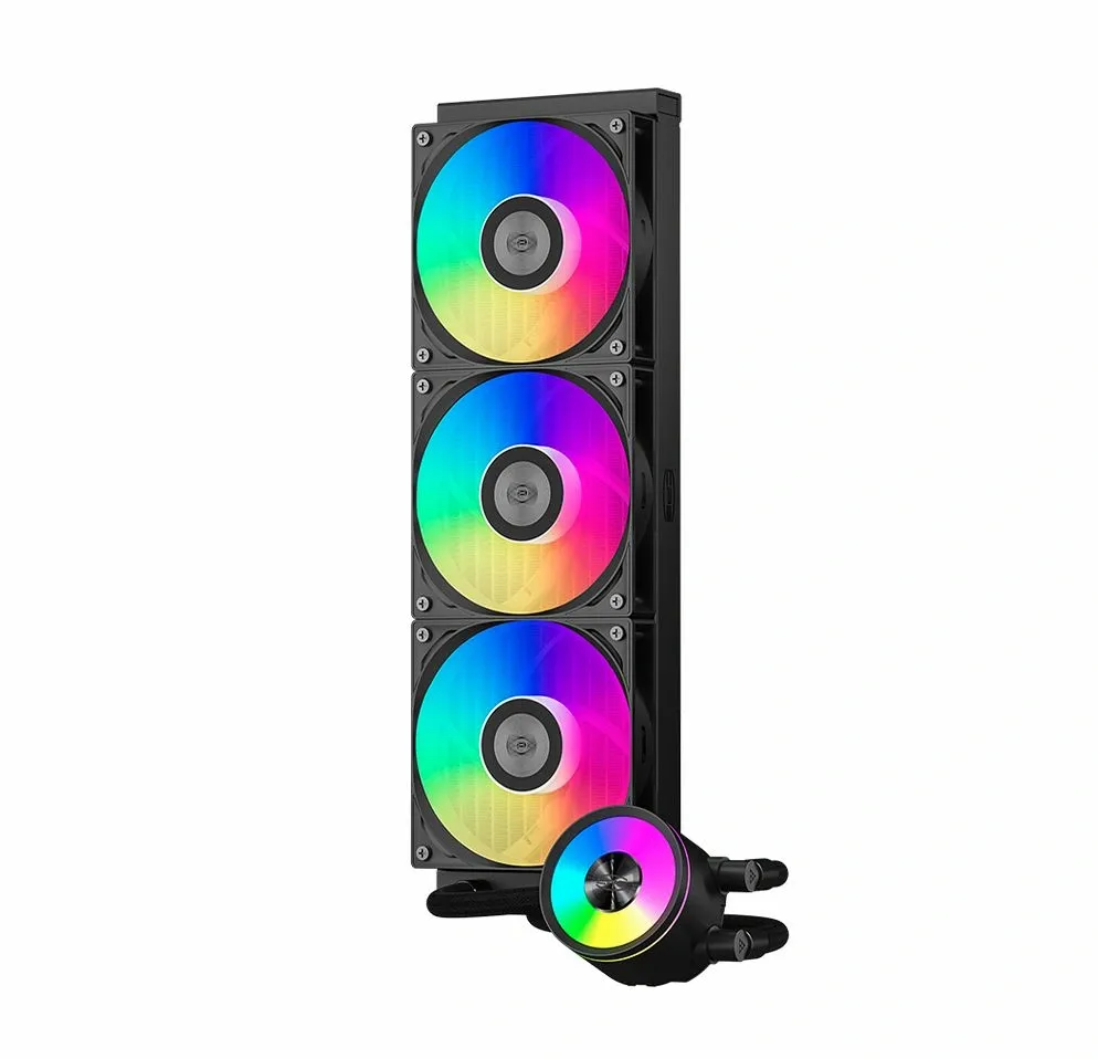 Система водяного охлаждения PcCooler DA360 Pro ARGB Soc-AM5/AM4/1200/1700/1851 черный 4-pin 33.8dB Al 300W Ret (DA360PRO-BKAWXX -GL)