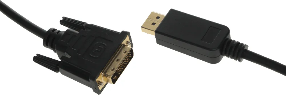 Кабель DisplayPort (m) DVI (m) 2м черный