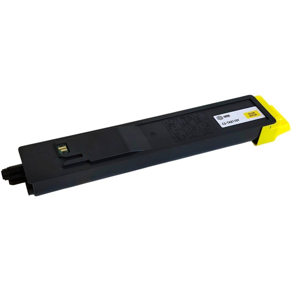 Картридж лазерный Cactus CS-TK8110Y TK-8110Y Asia-Pacific желтый (6000стр.) для Kyocera Mita Ecosys M8124cidn/M8130cidn с чипом