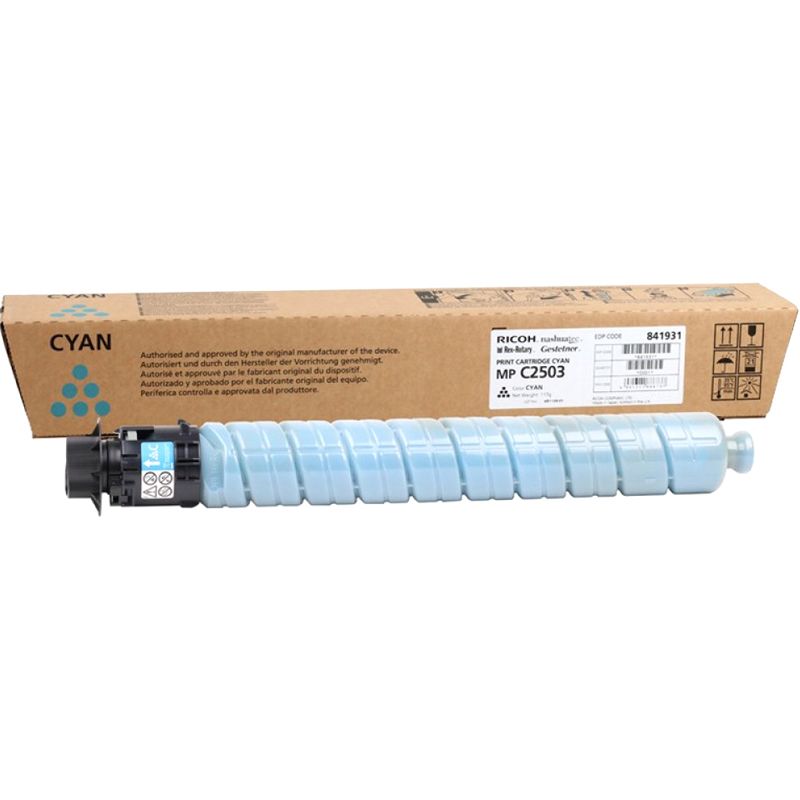 Картридж лазерный Ricoh MP C2503 841931 голубой (5500стр.) для Ricoh MP C2003/C2503/C2011SP/C2004/C2504