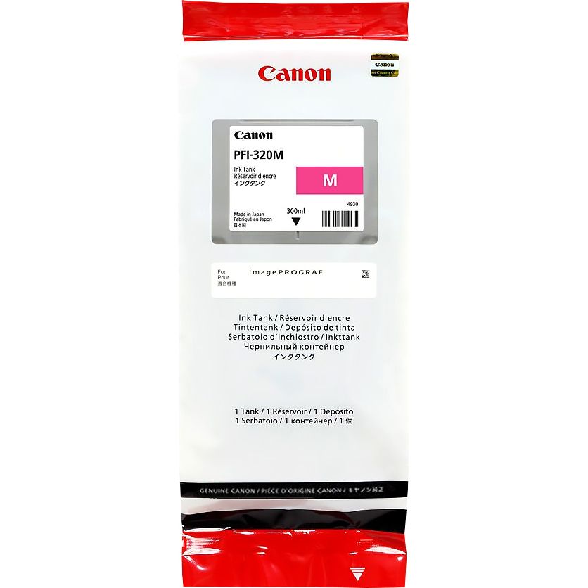 Картридж струйный Canon PFI-320M 2892C001 пурпурный (300мл) для Canon imagePROGRAF TM-200/205