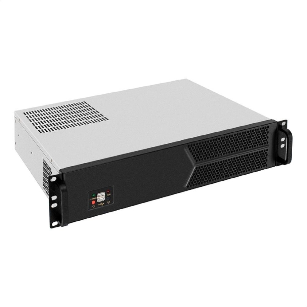 Exegate EX298437RUS Серверный корпус ExeGate Pro 2U330-03 <RM 19", высота 2U, глубина 330, БП 800PPH-SE, 2*USB>