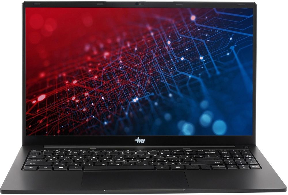 Ноутбук IRU Strato 15ALID5 Core i3 1315U 16Gb SSD512Gb Intel UHD Graphics 15.6" IPS FHD (1920x1080) Windows 11 Pro black WiFi BT Cam 6000mAh (2150070)