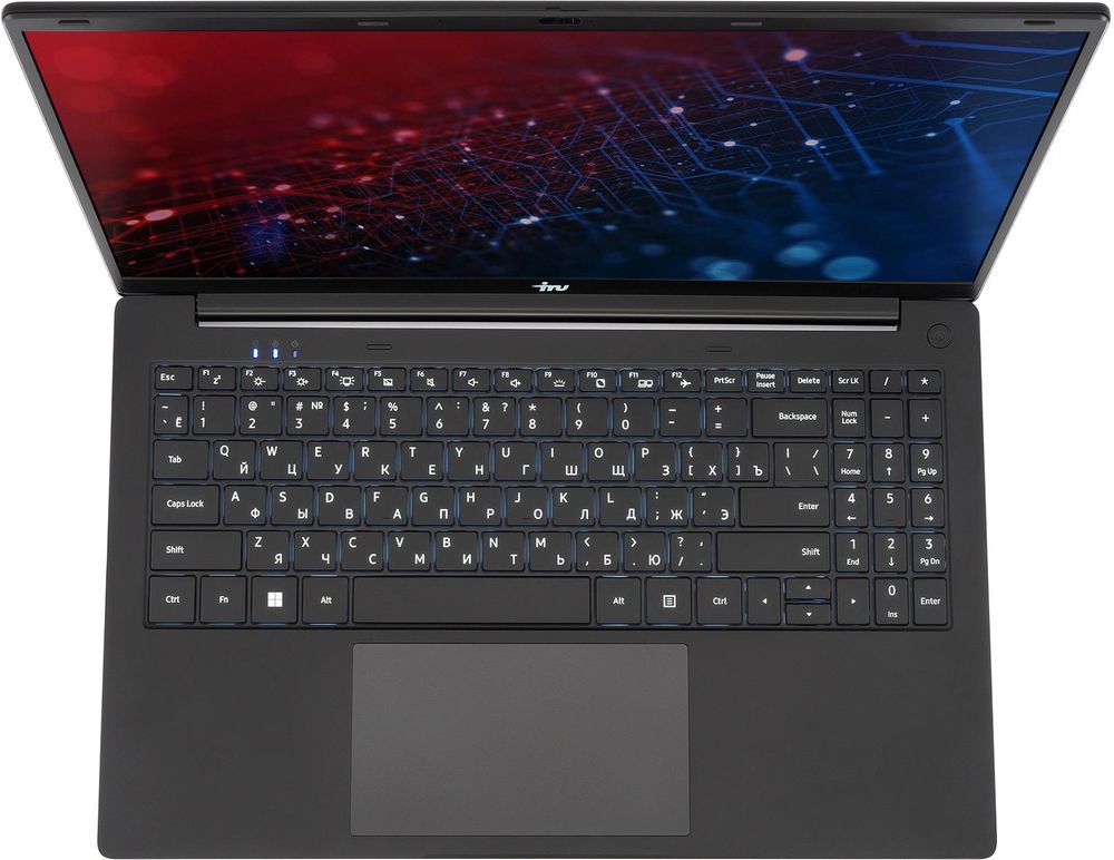 Ноутбук IRU Strato 15ALID5 Core i3 1315U 16Gb SSD512Gb Intel UHD Graphics 15.6" IPS FHD (1920x1080) Windows 11 Pro black WiFi BT Cam 6000mAh (2150070)