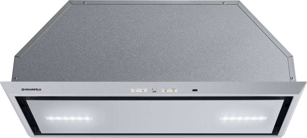 ВЫТЯЖКА MAUNFELD URANIA 74 INOX/ Тип: встраиваемая, 71.6см, электронное управление, 1250 м3, площадь кухни до 50м2, 4 скорости, в опции угольный фильтр CF 172C, цвет:нержавеющая сталь