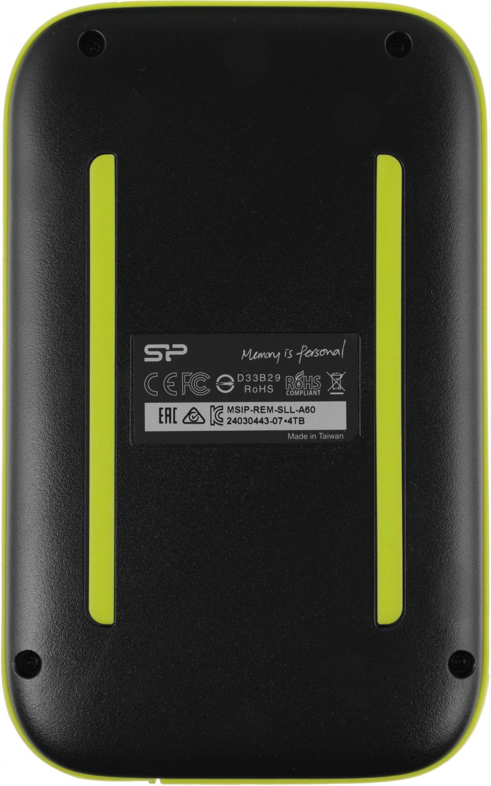 Silicon Power Portable HDD 4TB Hard Disk Armor A60 USB 3.1 , Shockproof, Anti-Scratch, Water-resistant, Black