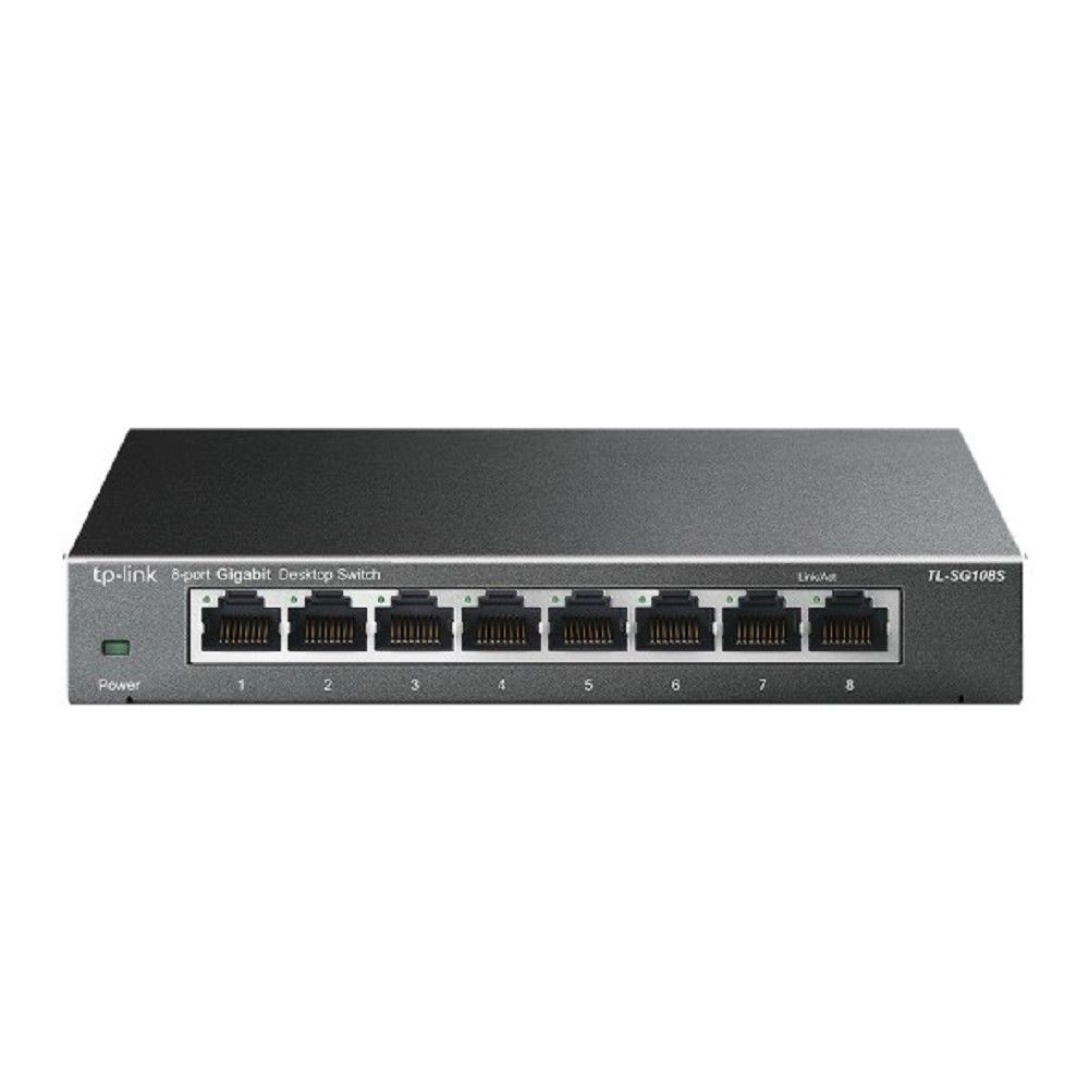 TP-Link TL-SG108S 8-портовый 10/100/1000 Мбит/с настольный коммутатор