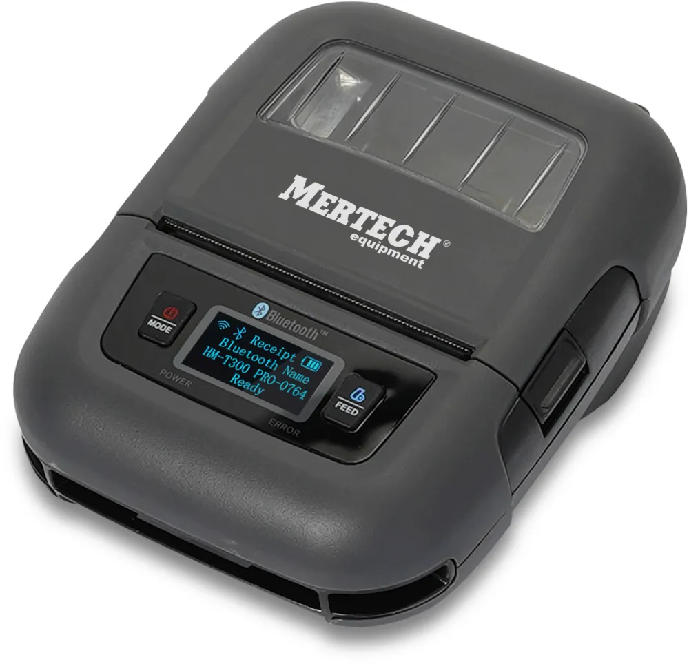 Термопринтер Mertech ALPHA (4596) 203dpi 80мм/с/USB/Wi-Fi/BT для печ.накл. серый