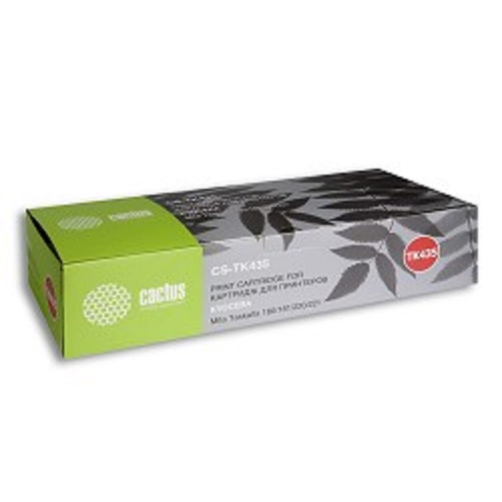 Картридж лазерный Cactus CS-TK435 TK-435 черный (15000стр.) для Kyocera Mita TASKalfa 180/181/220/221