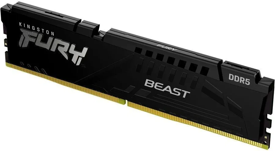 Модуль памяти Kingston 16GBDDR5 5600 DIMM FURY Beast Black EXPO Gaming Memory KF556C36BBE-16 Non-ECC,  CL36, 1.25 KF556C36BBE-16 Non-ECC,  CL36, 1.25V, 1RX8, RTL (330809)