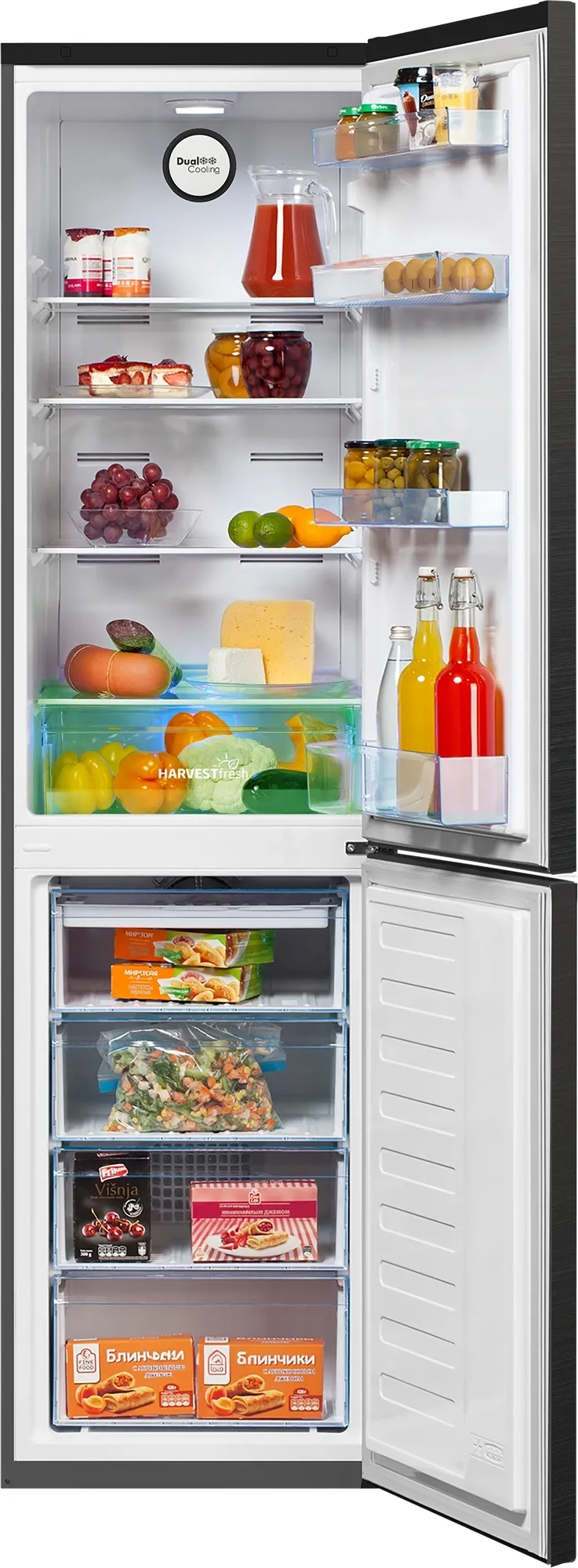 Холодильник Beko B3R0CNK332HXBR 2-хкамерн. черный сапфир