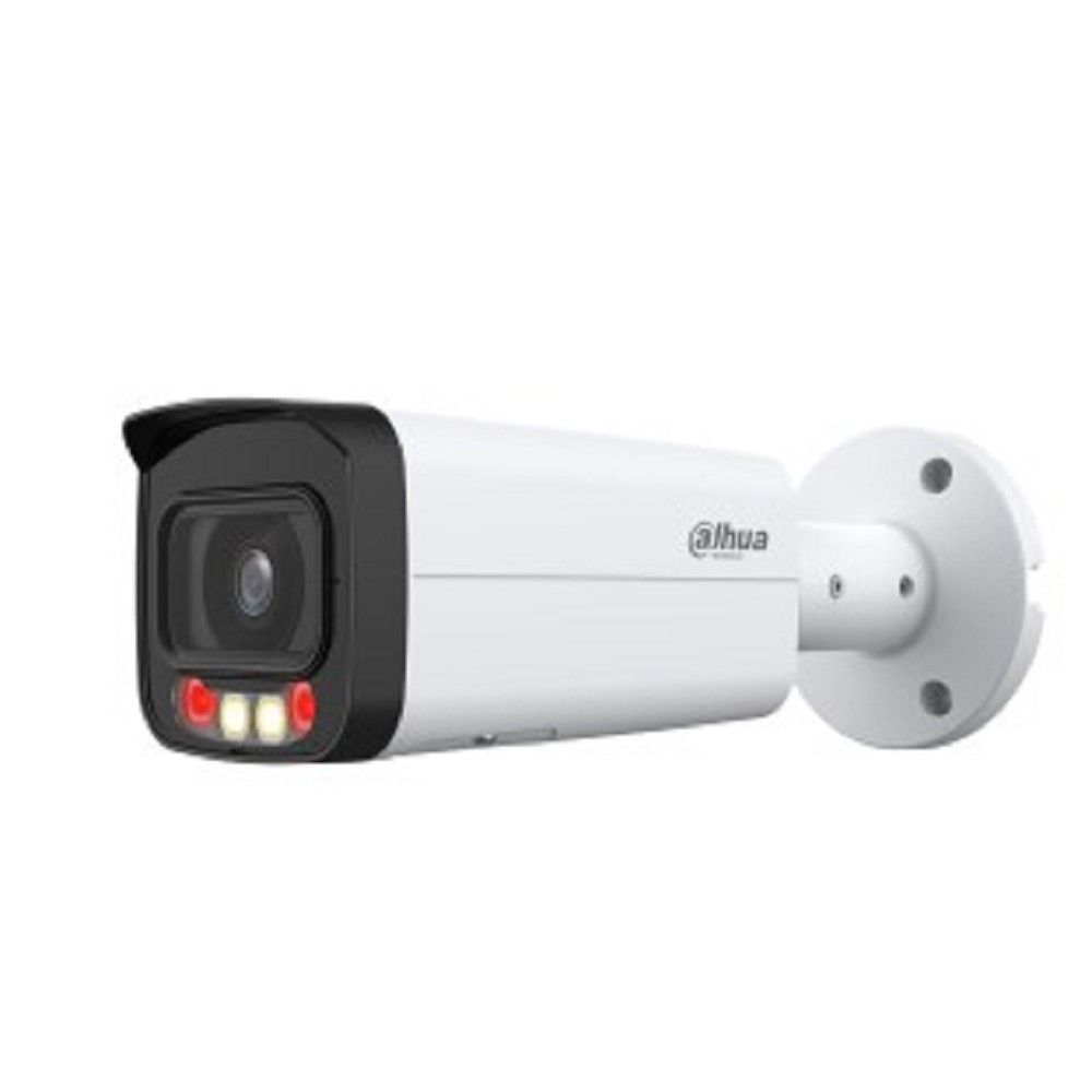 DAHUA DH-IPC-HFW2249TLP-S-PV-0280B Уличная цилиндрическая IP-видеокамера SmartDualLight 2Мп, 1/2.8” CMOS, объектив 2.8мм, видеоаналитика, микрофон+динамик, ИК 30м, LED 30м, IP67, металл