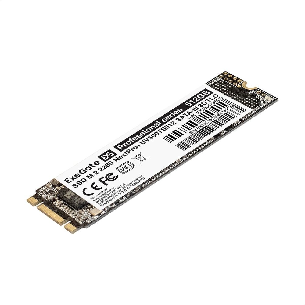 Накопитель SSD M.2 ExeGate 512GB Next Pro+ Series EX280473RUS