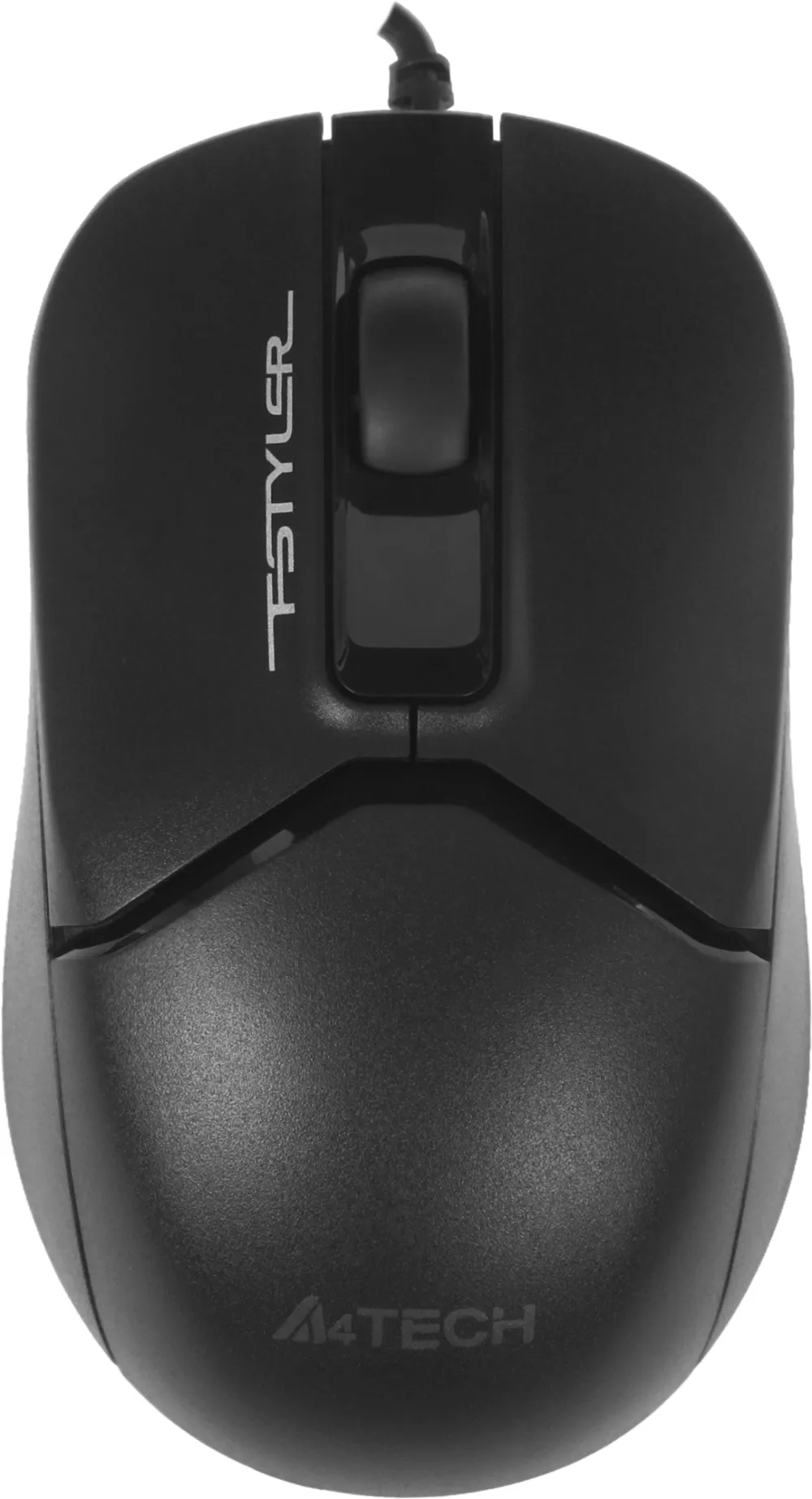Мышь A4Tech Fstyler FM12 черный оптическая 1200dpi USB 3but (FM12 BLACK)
