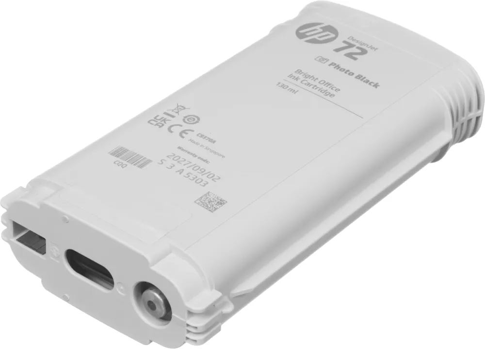 Картридж струйный HP 72 C9370A фото черный (130мл) для HP DJ T1100/T610