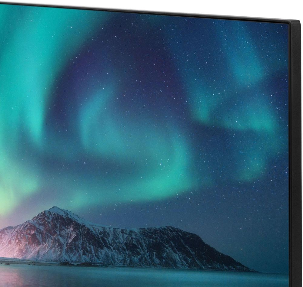 Телевизор LED Hyundai 55" H-LED55BU7006 Android TV Frameless Metal черный 4K Ultra HD 60Hz DVB-T DVB-T2 DVB-C DVB-S DVB-S2 USB WiFi Smart TV
