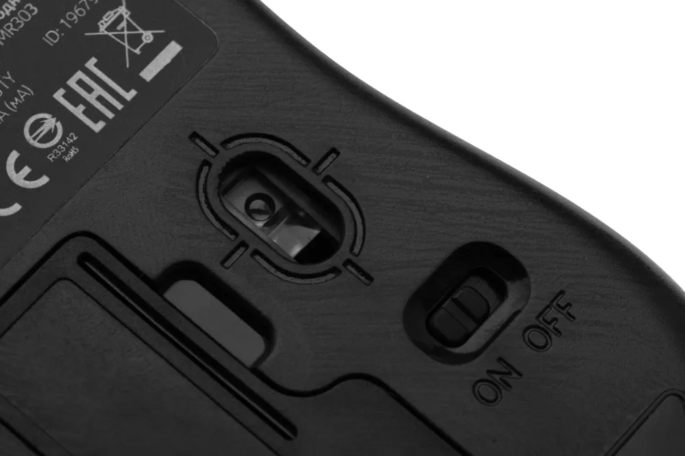 Мышь Acer OMR303 черный оптическая 1600dpi беспров. USB 6but (ZL.MCECC.01Y)