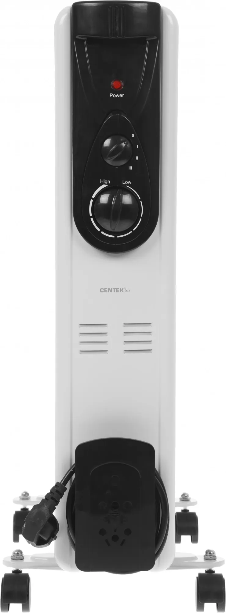 Радиатор масляный Centek CT-6202 2500Вт белый
