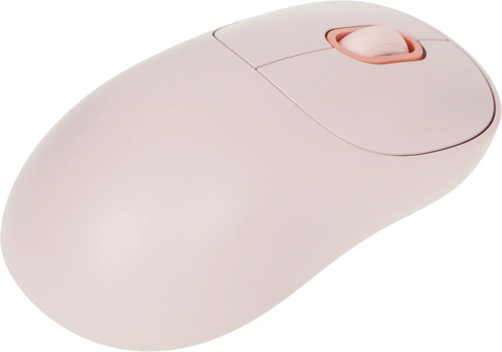 Мышь Xiaomi Wireless Mouse 3 розовый оптическая 1200dpi silent беспров. BT/Radio USB для ноутбука 4but (BHR8911GL)