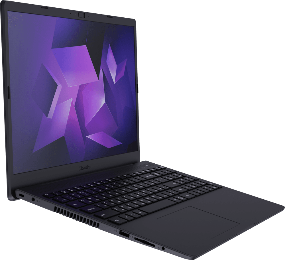 Ноутбук/ Ноутбук KVADRA NAU LE15T.12.122.001 (ЯДРВ.466229.003-08) 15.6"(1920x1081 IPS)/Intel Core i5 1335U(1.3Ghz)/16384Mb/512SSDGb/noDVD/Int:Intel Iris Xe Graphics/Cam/BT/WiFi/55WHr/war 1y/1.8kg/графит/noOS + FRP