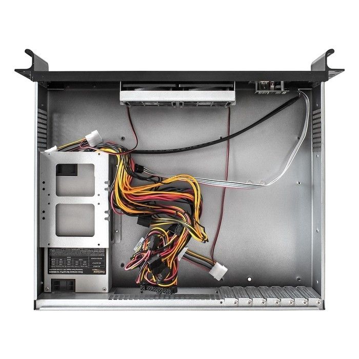Exegate EX292522RUS Серверный корпус ExeGate Pro 2U350-01 <RM 19", высота 2U, глубина 350, БП 1U-1200ADS, USB>