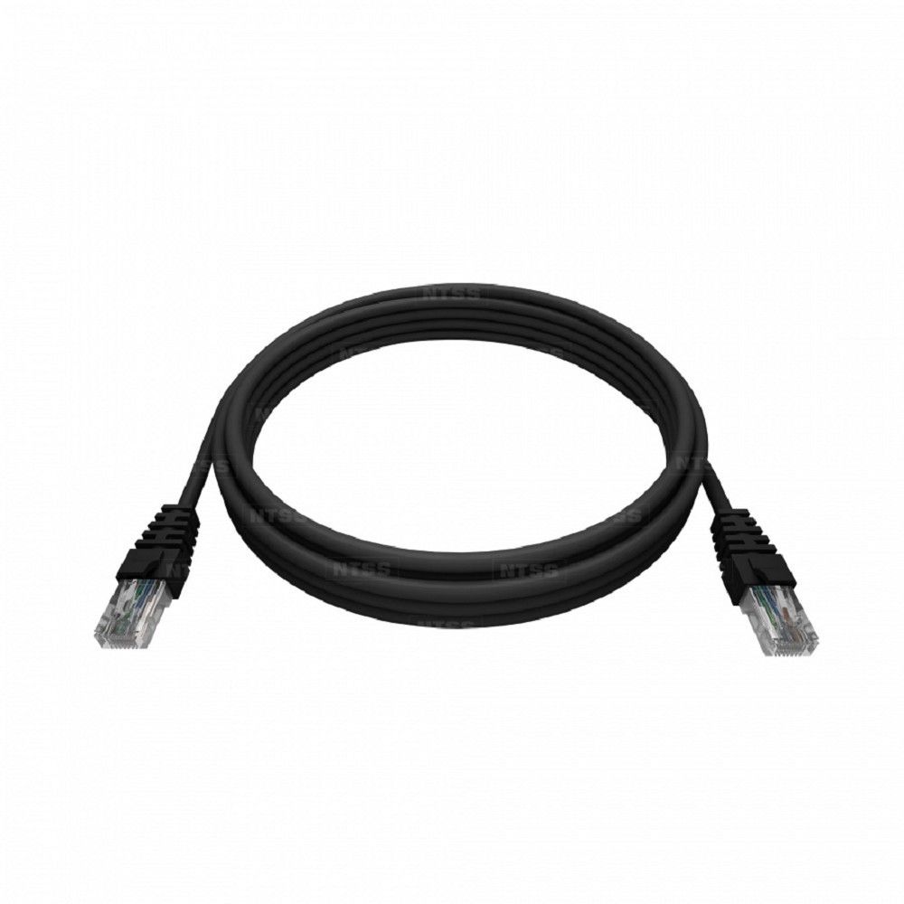 NTSS Патч-корд NTSS RJ45/8P8C, T568B UTP 6 кат. литой, 15 метров, LSZH, черный NTSS-PC-UTP-RJ45-6-15.0-LSZH-BL