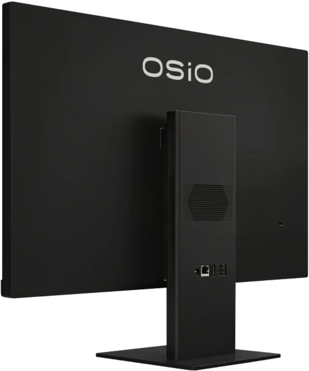 Моноблок Osio BaseLine B240i-018b 23.8" Full HD i5 1235U (1.3) 16Gb SSD512Gb Iris Xe без ОС GbitEth WiFi BT 84W Cam черный 1920x1080 (RUS)