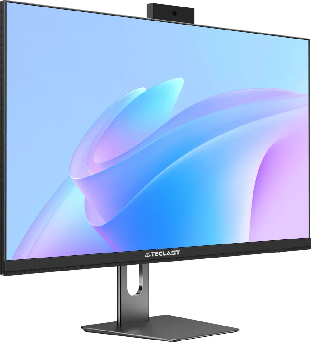 Моноблок Teclast T27 Air 27" 2K i5 14450HX (4.8) 16Gb SSD512Gb Iris Xe Windows 11 Pro GbitEth WiFi BT 120W клавиатура мышь белый 1920x1080