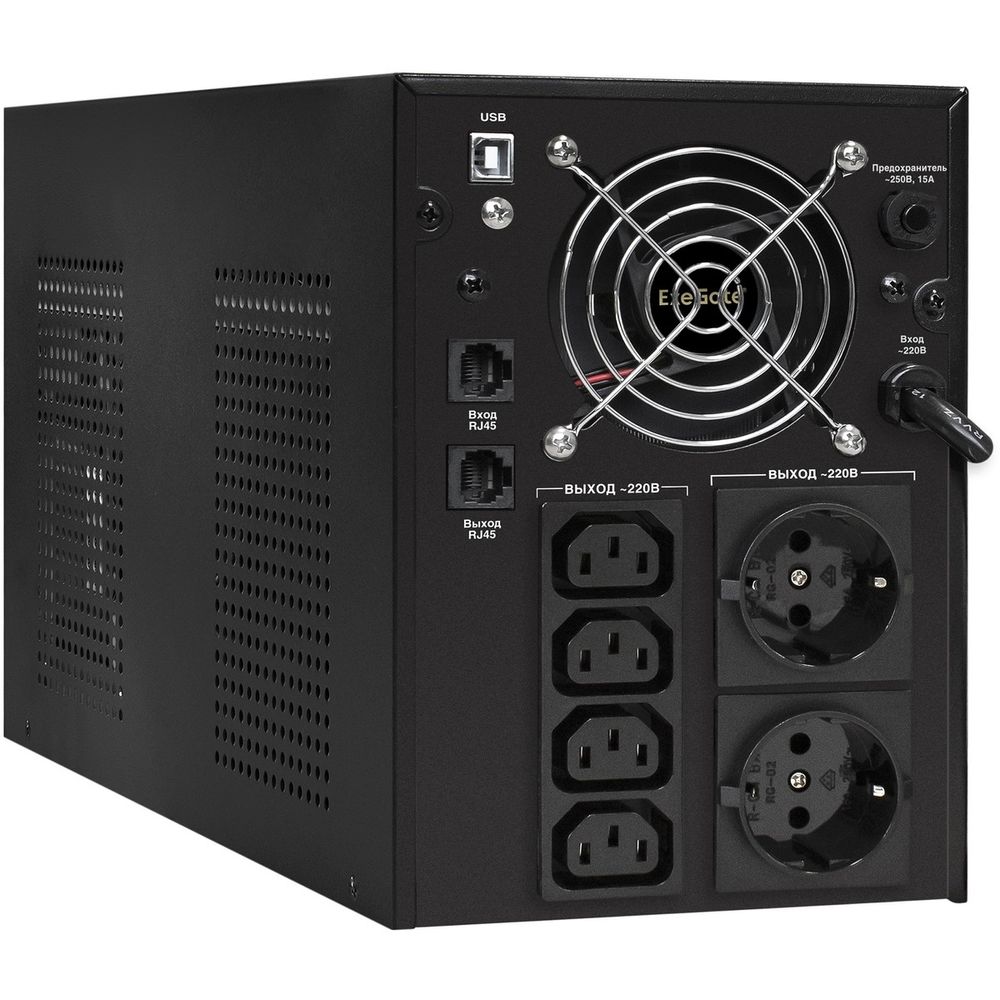 ИБП ExeGate SpecialPro <3000VA/1800W,LED, AVR,2*Schuko+4*C13,RJ45/11,USB>