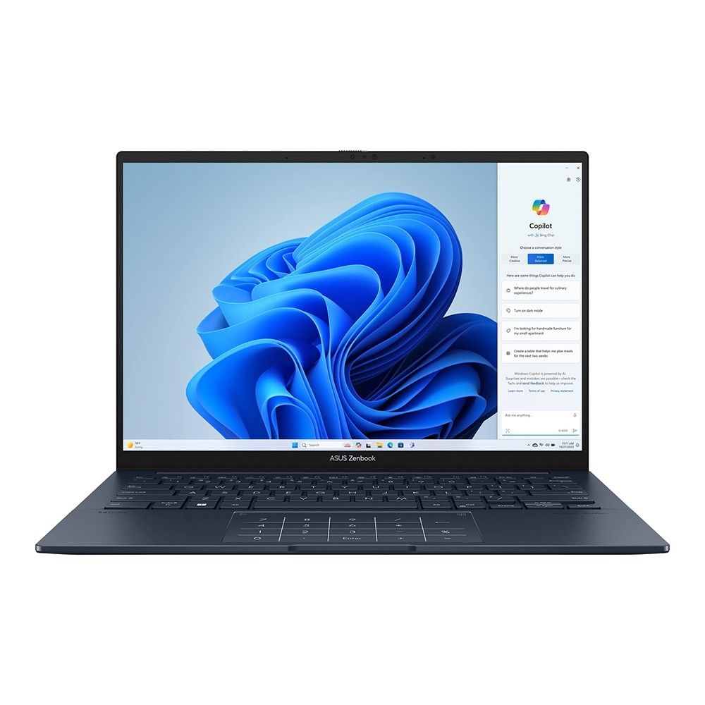 ASUS Zenbook 14 UX3405CA-PP1158 Intel Core Ultra 7 255H/LPDDR5X 16GB/1TB SSD/Intel Arc Graphics/14" OLED WQXGA+(WQ+) 2880X1800 16:10, WiFi 7+BT 5.4/Without OS /1.20 kg /Ponder Blue
