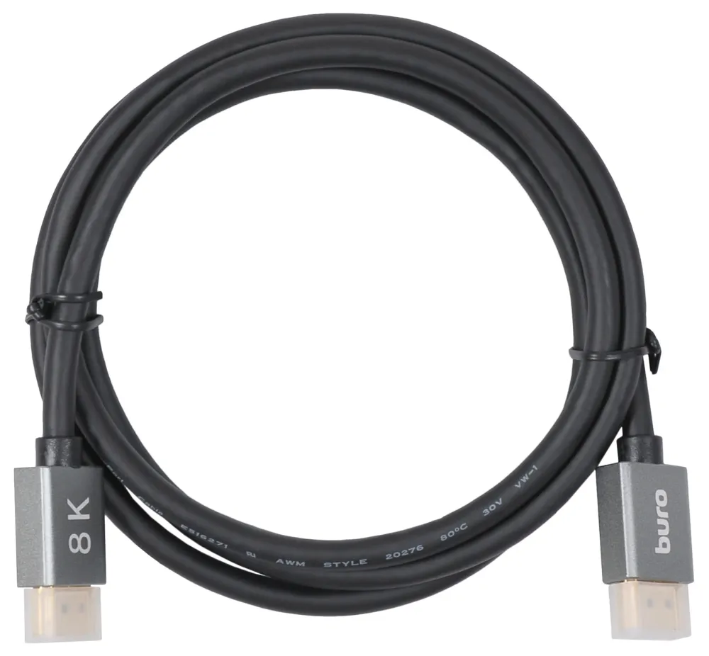 Кабель аудио-видео Buro V1.4 DisplayPort (m)/DisplayPort (m) 1.5м. позолоч.конт. черный (BHP-DPP-1.4-1.5G)