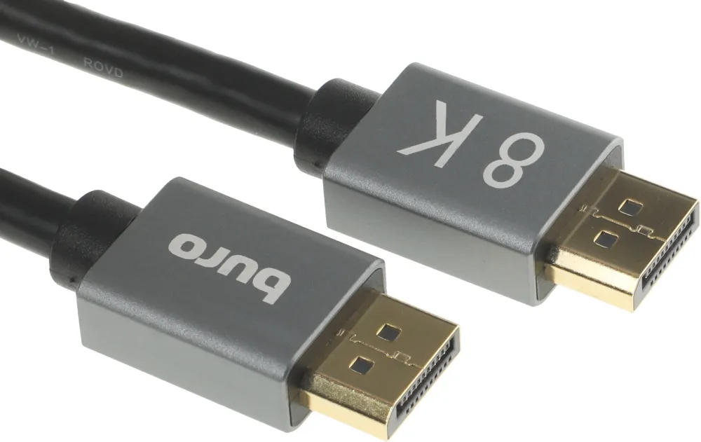 Кабель аудио-видео Buro V1.4 DisplayPort (m)/DisplayPort (m) 1.5м. позолоч.конт. черный (BHP-DPP-1.4-1.5G)